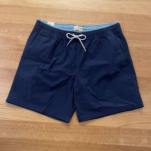 J. Crew 6" Stretch Swim Trunk in Navy